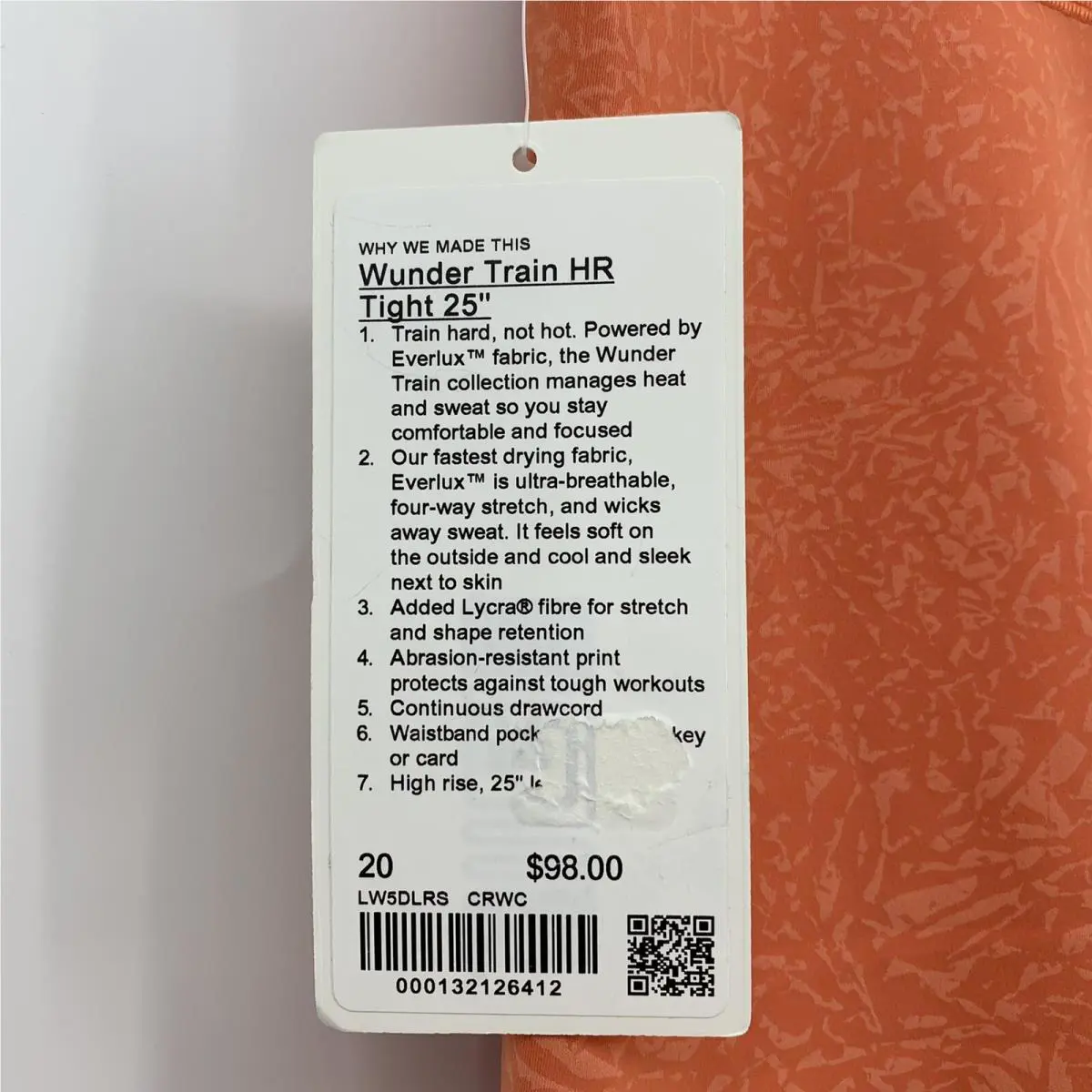 Lululemon clothing - Orange 3