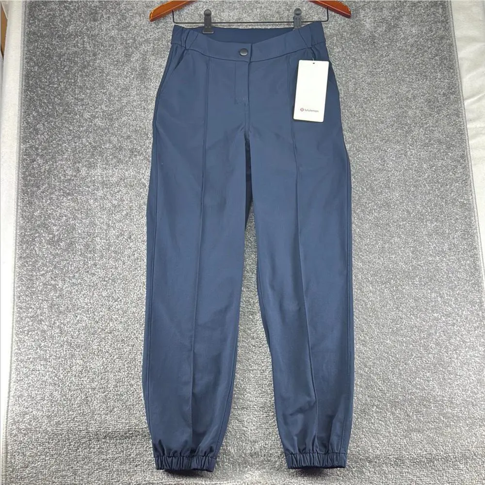 Lululemon Warpstreme HR 7/8 Joggers Pants Blue Womens Size 25 Mid Rise