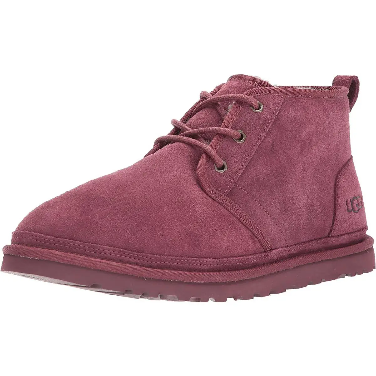 Ugg M Neumel SU Classic 3 Eye Chukka Boots Burgundy - Burgundy