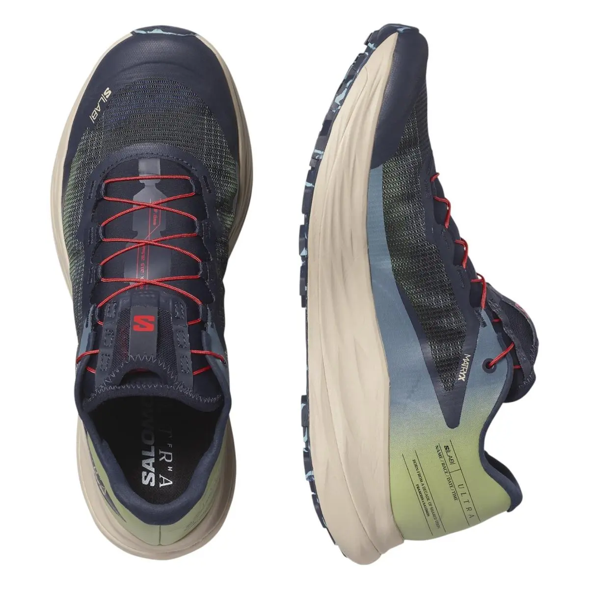 Salomon shoes - Sage / Cameo Blue / Night Sky 7