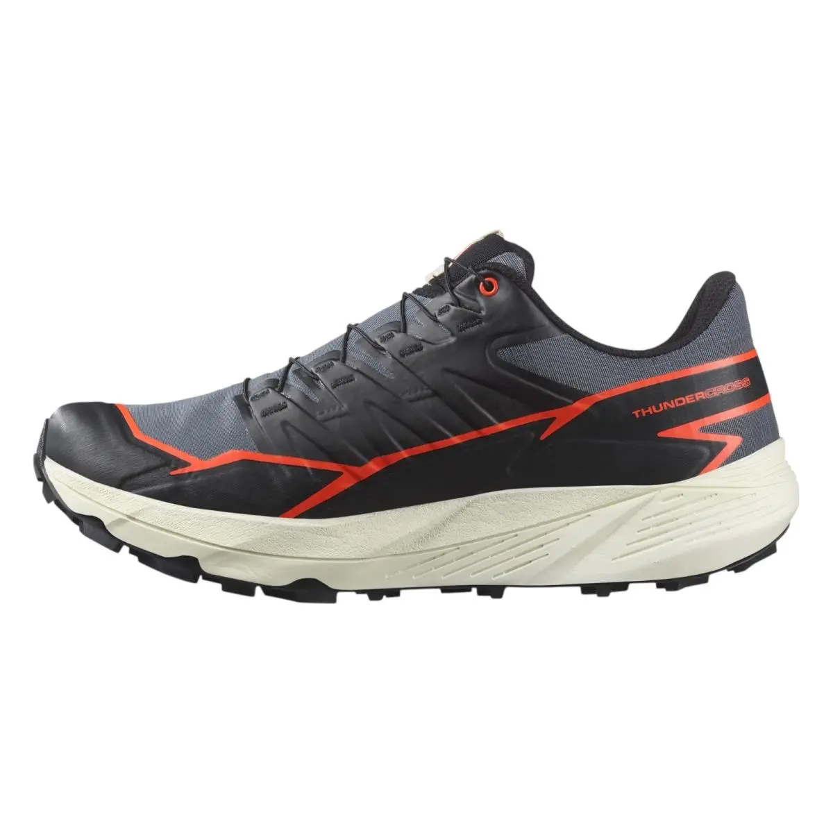 Salomon shoes - Turbulence / Black / Cherry Tomato 0