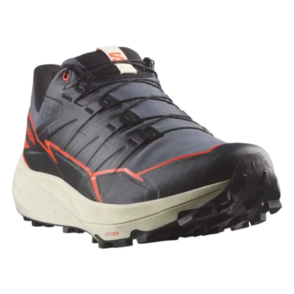 Salomon shoes - Turbulence / Black / Cherry Tomato 3