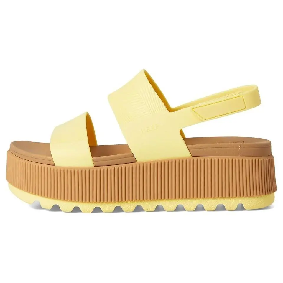 Reef Water Vista Higher CJ7122 Platform Womens US 10 Yellow Casual Sandal GBO428 - Yellow