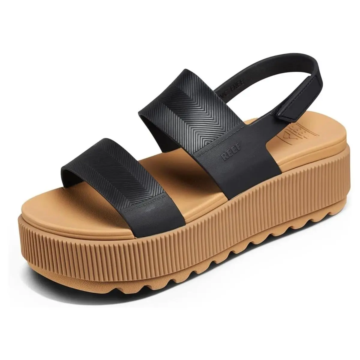 Women`s Water Vista Higher Lightweight Regular Sandal Black/tan Sizes 10 by Reef
