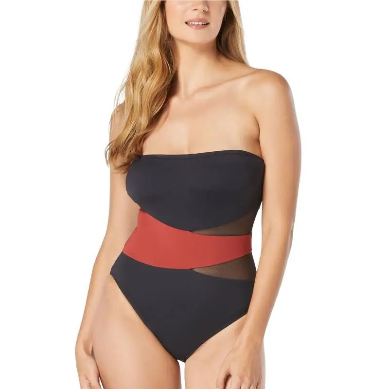 Coco Reef Women`s Contours Tummy-control One-piece Swimsuit Spice 14/38D
