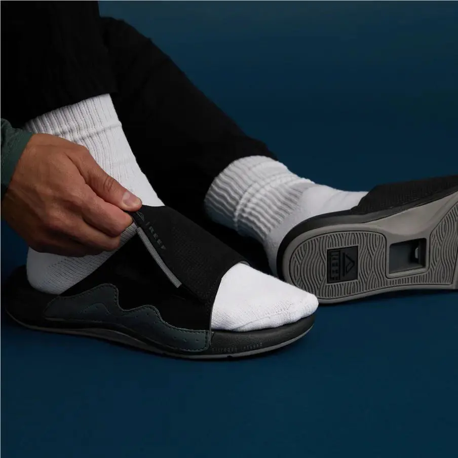 Reef shoes - Cruiser Slide - Cruiser Slide - Black/Grey (UPC: 196985506801) 0