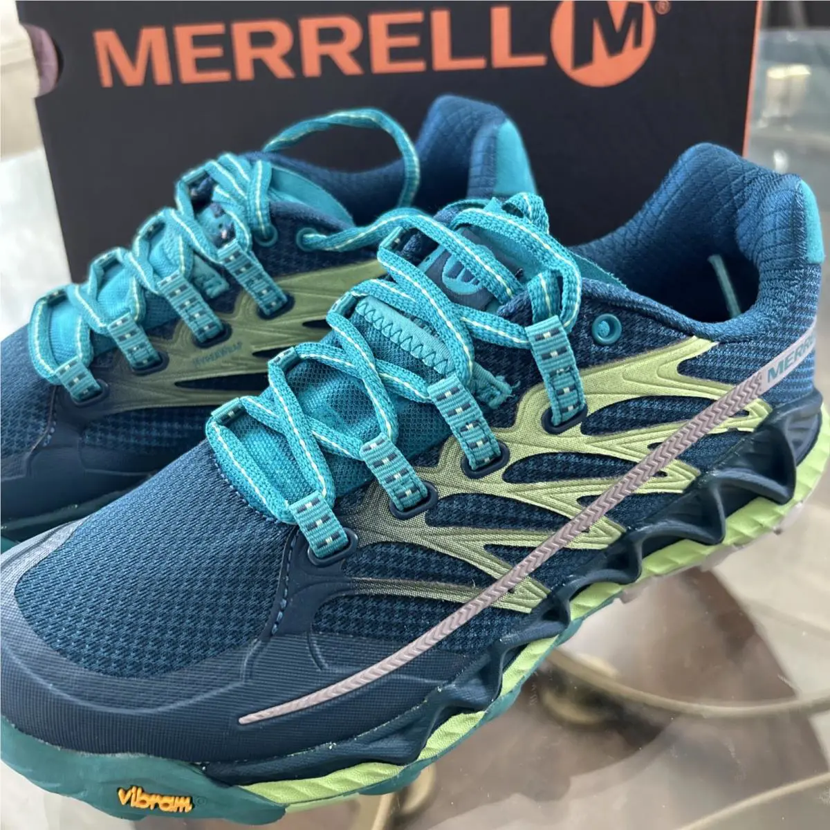 Merrell shoes - Merrell All Out - All Out - J03964 - Gray/ Green (UPC: 044209387913) 1