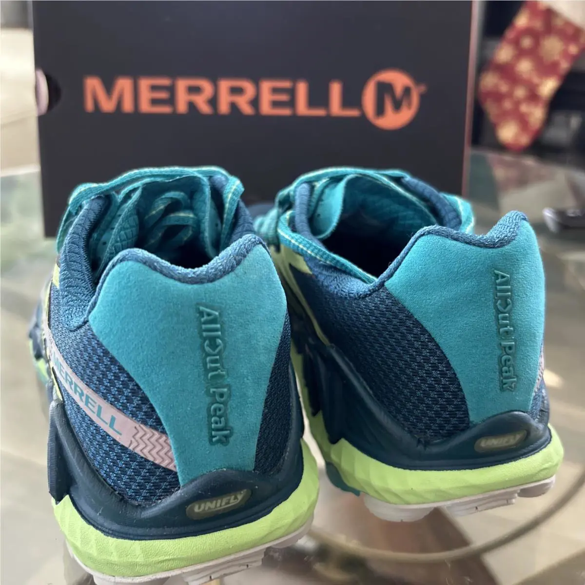 Merrell shoes - Merrell All Out - All Out - J03964 - Gray/ Green (UPC: 044209387913) 3