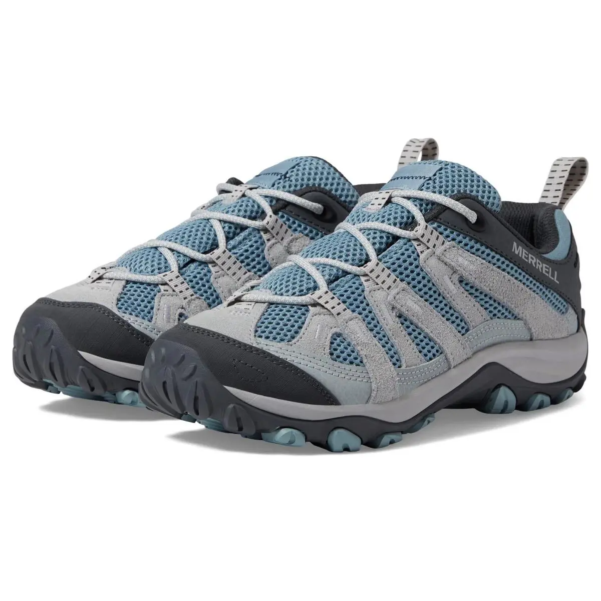 Merrell Women Alverstone 2 Waterproof Hiking Shoe Suede Leather Breathable - 9.5 - Gray