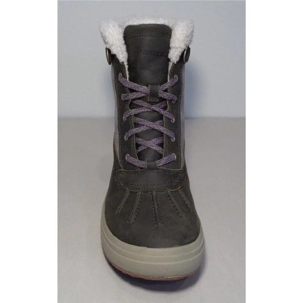 Merrell shoes - Haven Mid Lace Polar Waterproof - Olive (UPC: 194713133459) 4