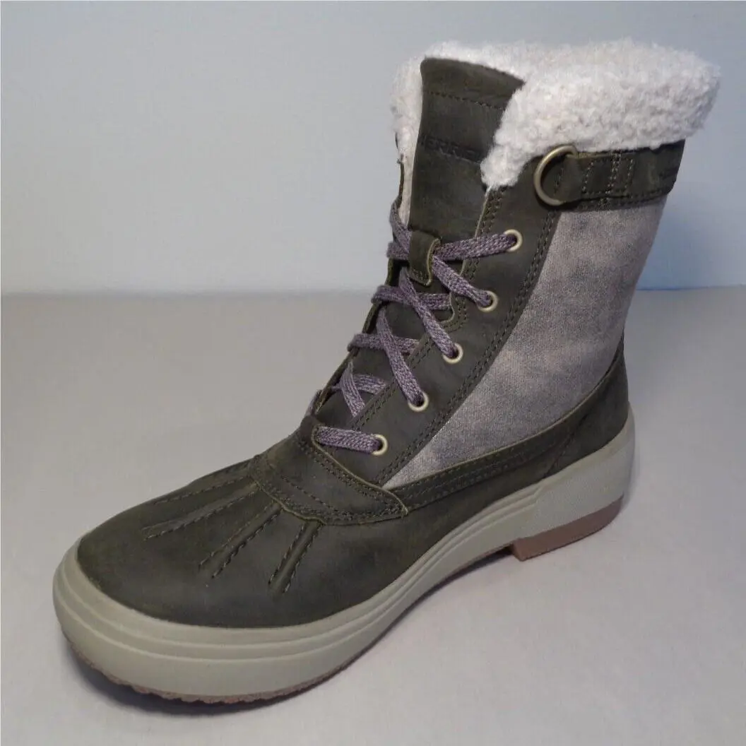 Merrell shoes - Haven Mid Lace Polar Waterproof - Olive (UPC: 194713133459) 5