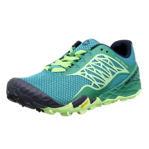 Merrell Women`s All Out Terra Light Walking Shoes Brght Green US Size 5M - Bright Green