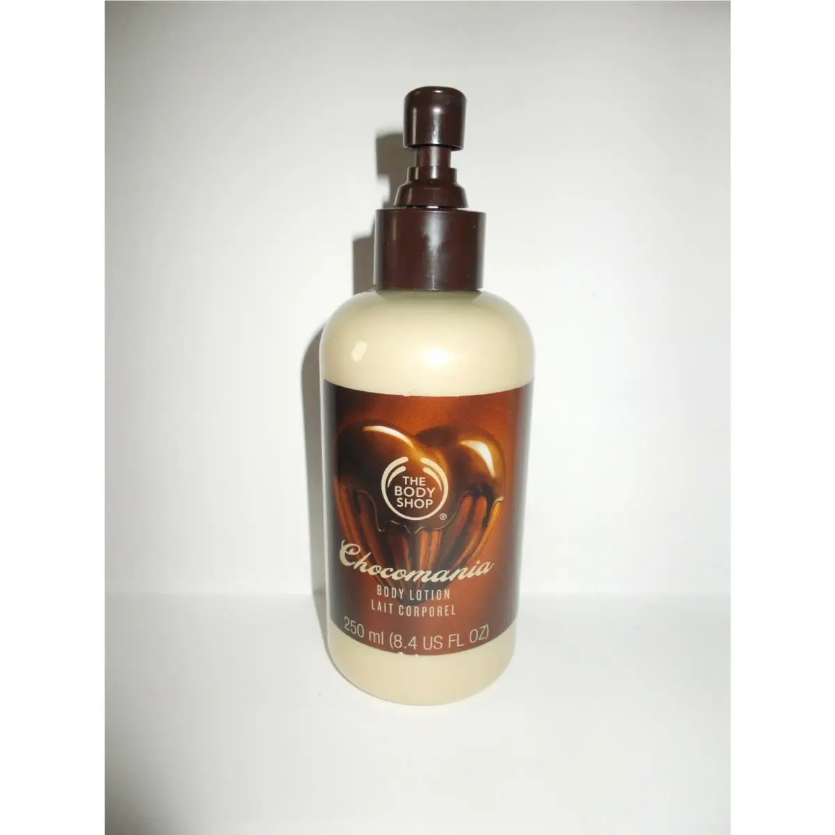 The Body Shop Chocomania Body Lotion Heart Label