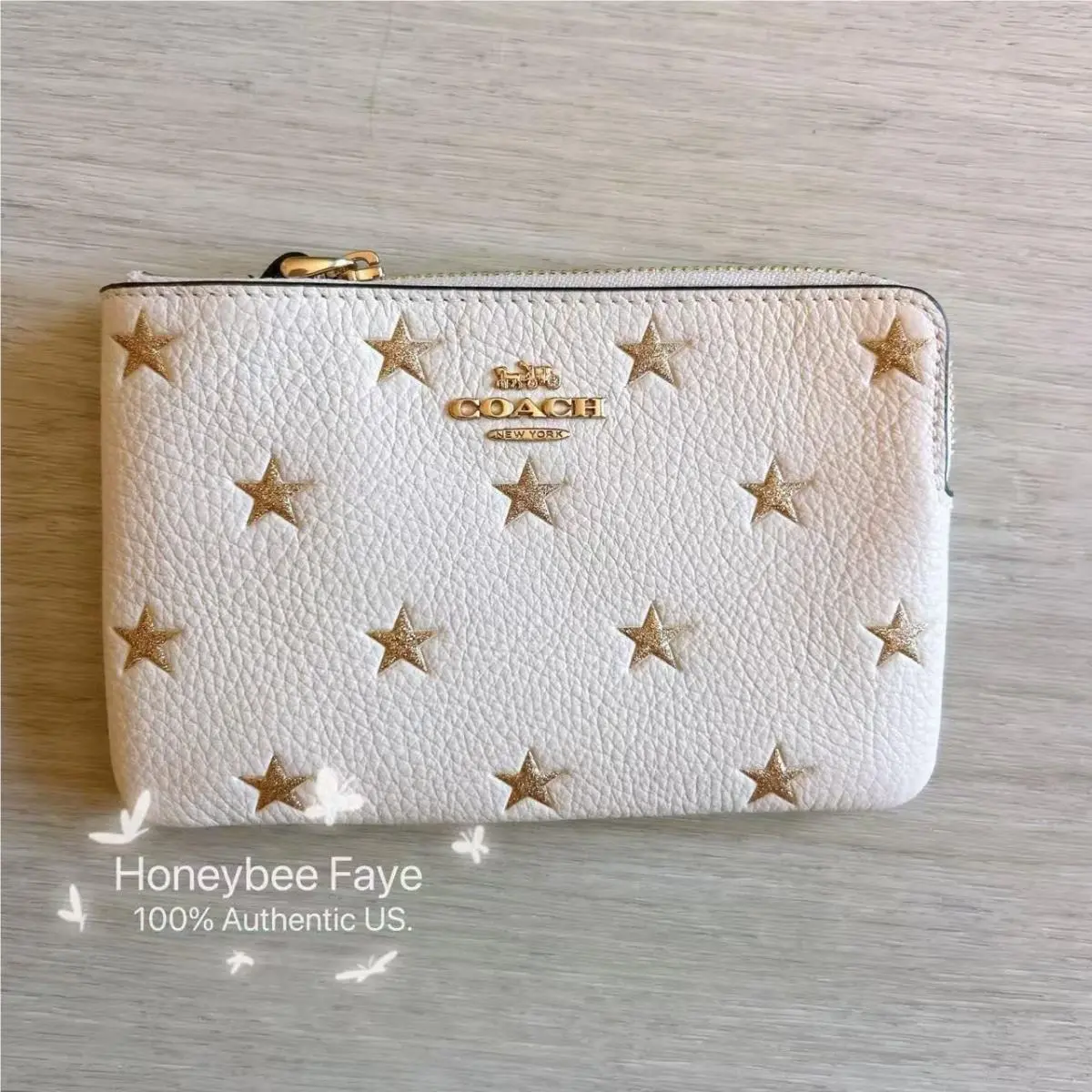 Coach Corner Zip Wristlet