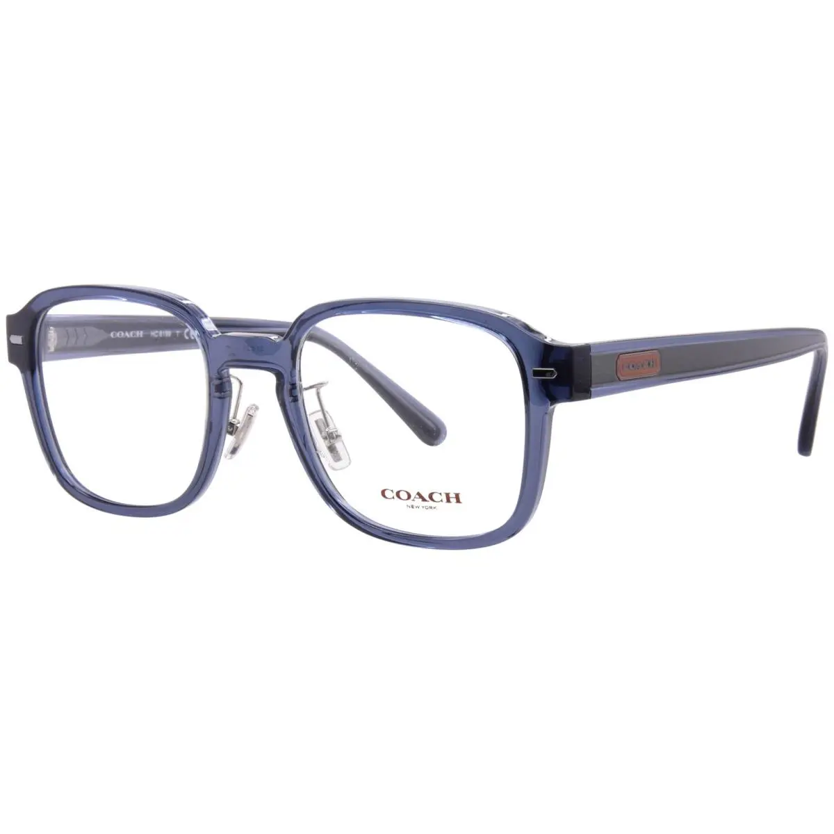 Coach HC6199 5707 Eyeglasses Men`s Transparent Dark Navy Full Rim 53-mm