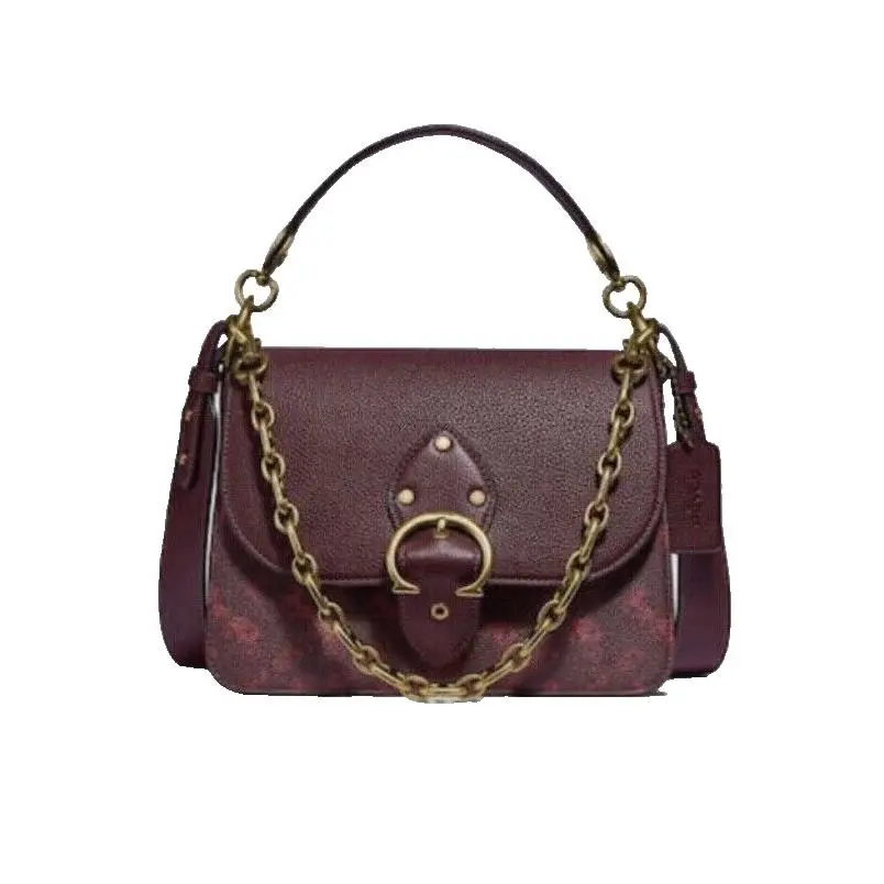 Coach Beat Shoulder Bag with Horse and Carriage Print Bag
