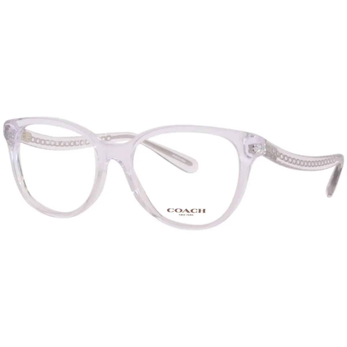 Coach HC6177 5111 Eyeglasses Women`s Clear Full Rim Round Shape 52-mm