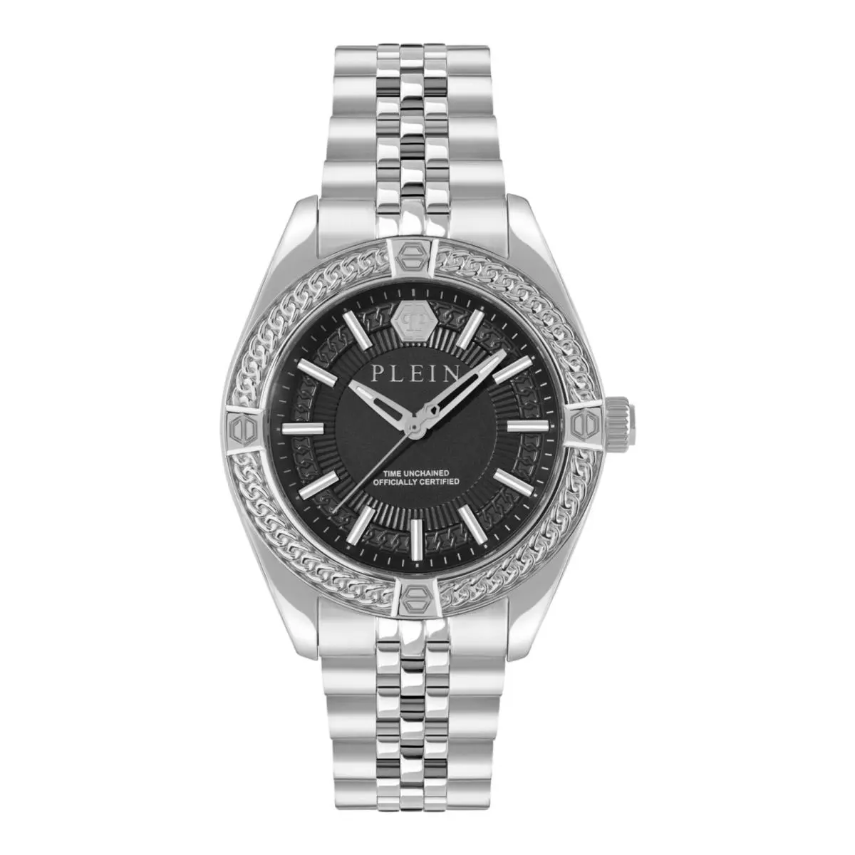 Philipp Plein Mens Stainless Steel 43mm Bracelet Fashion Watch