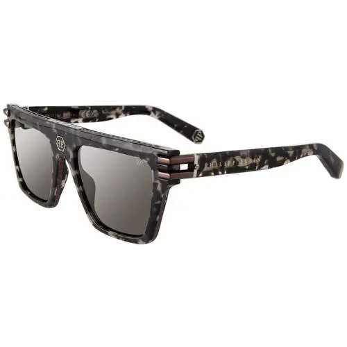 Philipp Plein SPP108V Grey Black Havana 721x Sunglasses