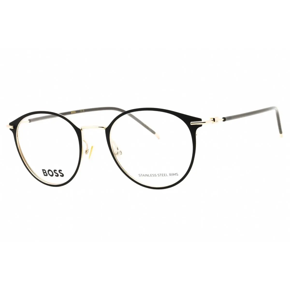 Hugo Boss 1432 2M2 Eyeglasses Black Gold Frame 50mm