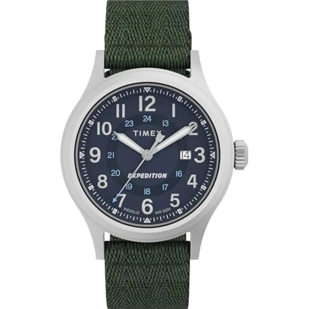 Men`s Expedition Sierra Quartz Blue Dial 40mm Watch TW2Y06600 by Timex