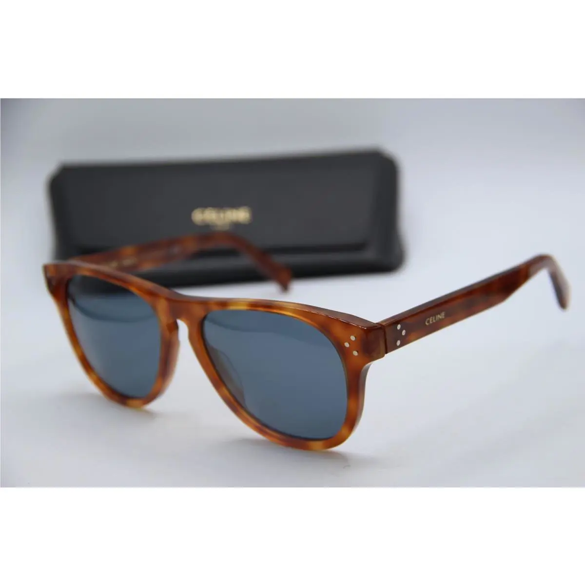 Celine Paris CL 40102I 53V Tortoise Sunglasses W/case 58-17