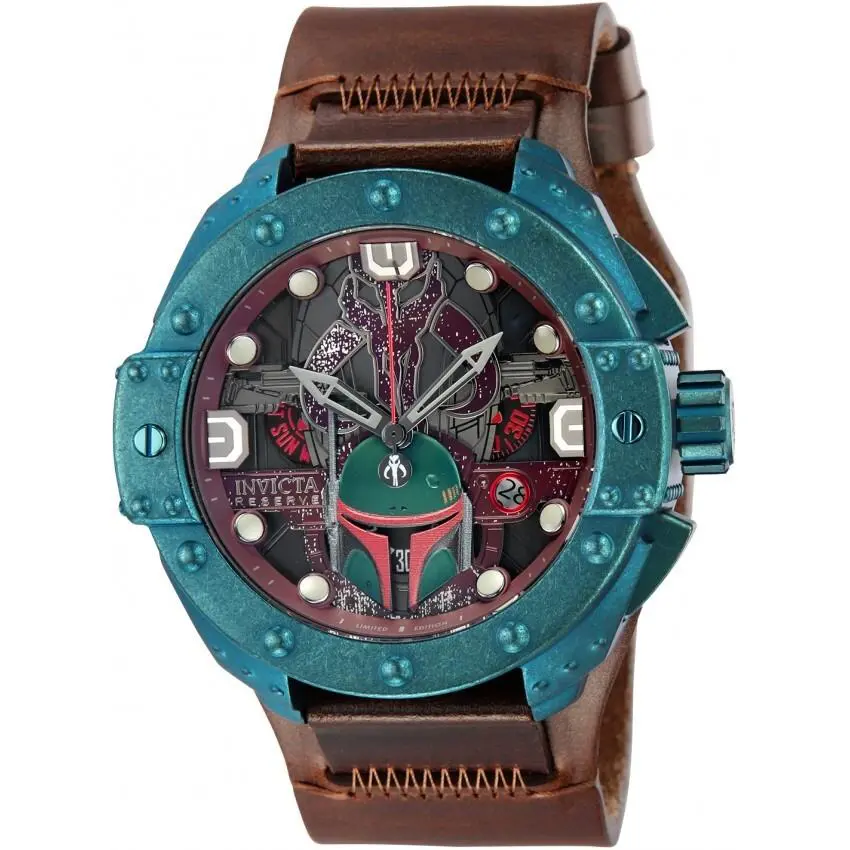 Invicta 44298 Star Wars Boba Fett Swiss Chronograph Steel Limited 52MM