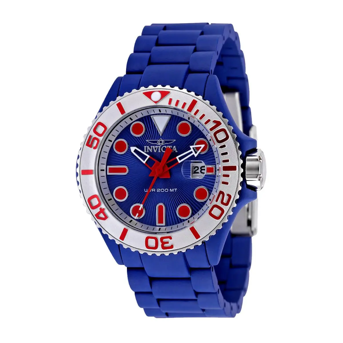 Invicta Grand Diver Playa Men`s 46mm Aqua Plating Blue/ Steel Quartz Watch 49481