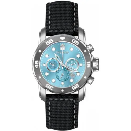 Invicta Men Grand Diver Playa Blue Dial Quartz Aqua Plating Blue Steel Watch