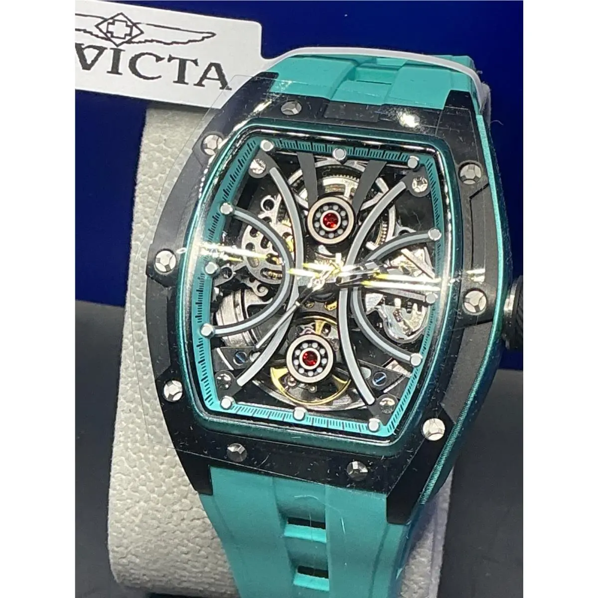 Invicta S1Rally Automatic /with Skeleton Dial 41mm Light Blue 49019 - Blue