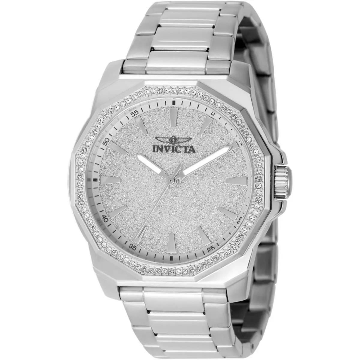 Invicta Men`s Watch Speedway Quartz Silver Tone Stainless Steel Bracelet 49125
