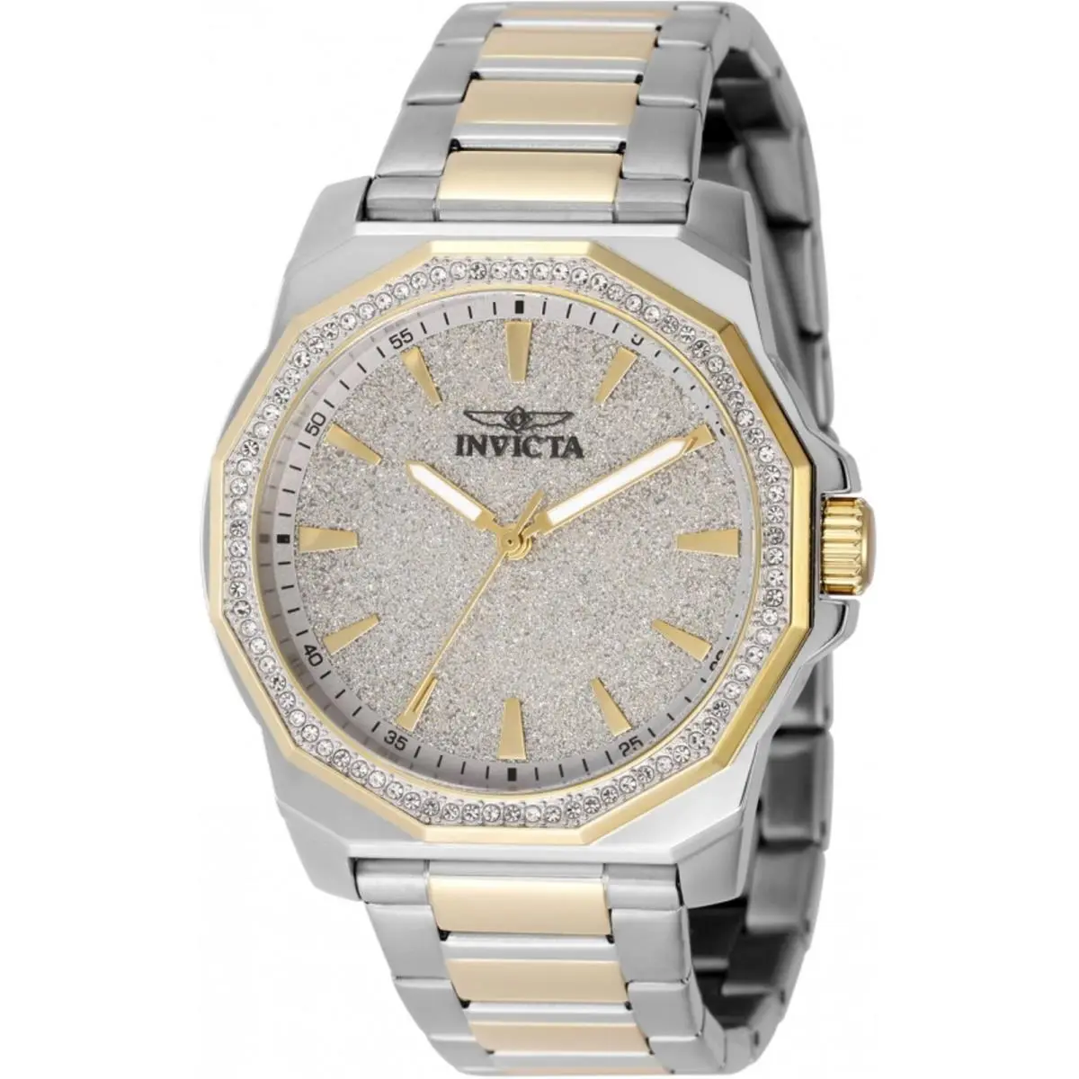 Invicta Men`s Watch Speedway Quartz Two Tone Stainless Steel Bracelet 49126