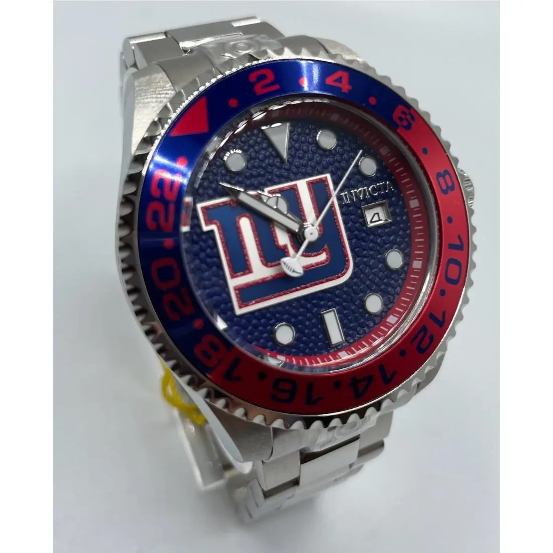 Invicta Nfl York Giants Men`s 47mm Grand Diver Automatic Watch 45028
