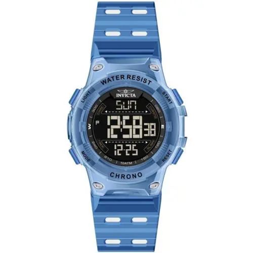Invicta Men`s 49048 Invicta Racing Digital Gmt/alarm Black Dial Watch Digital