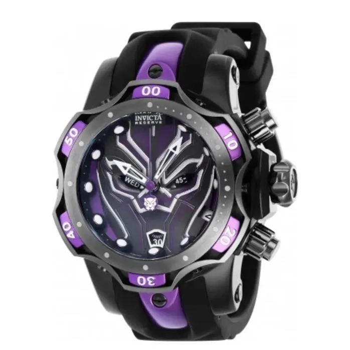 Invicta Reserve Marvel Black Panther Swiss Ronda Z60 Model 41401 6/3000
