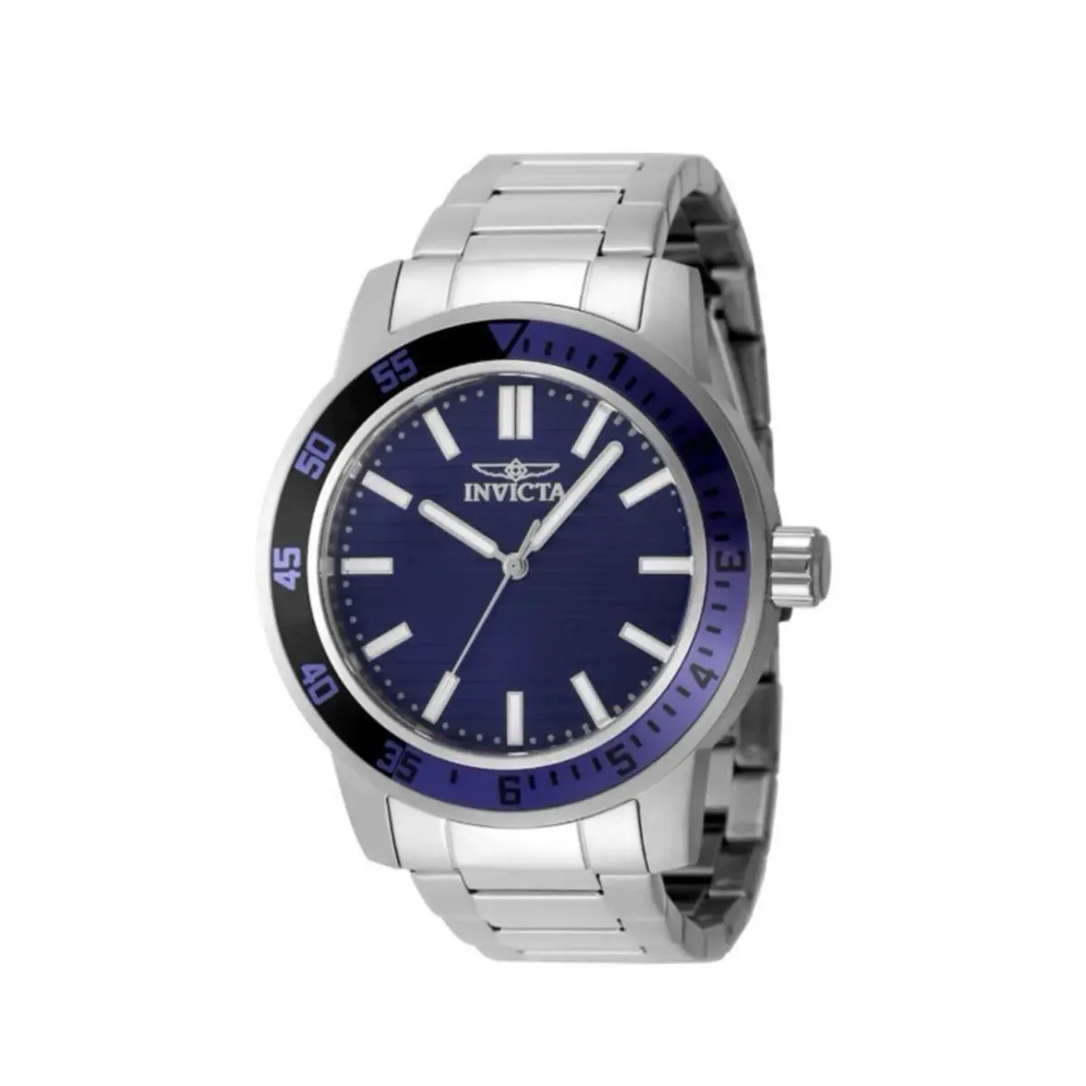 Invicta Specialty Gramercy Men’s Watch 45mm Blue Dial Blue/black Bezel SS 48965