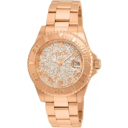 Angel Silver Glitter Dial Ladies Watch 22708 by Invicta