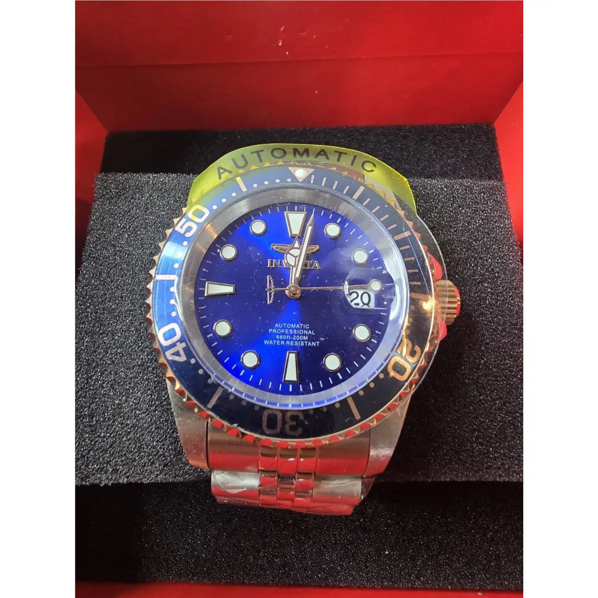 Invicta Pro Diver Automatic Dark Blue Dial Men`s Watch 32503