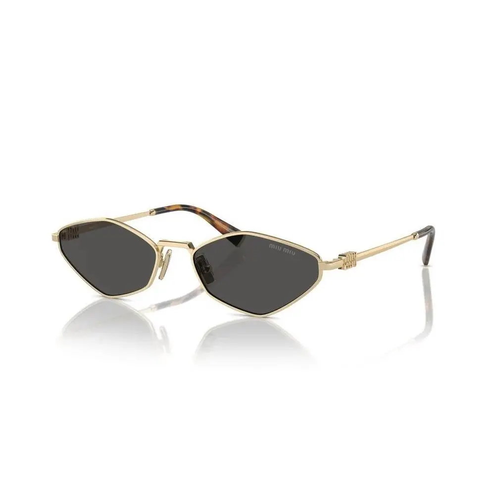 Miu Miu Sunglasses MU56ZS ZVN5S0 56mm Pale Gold / Dark Grey Lens