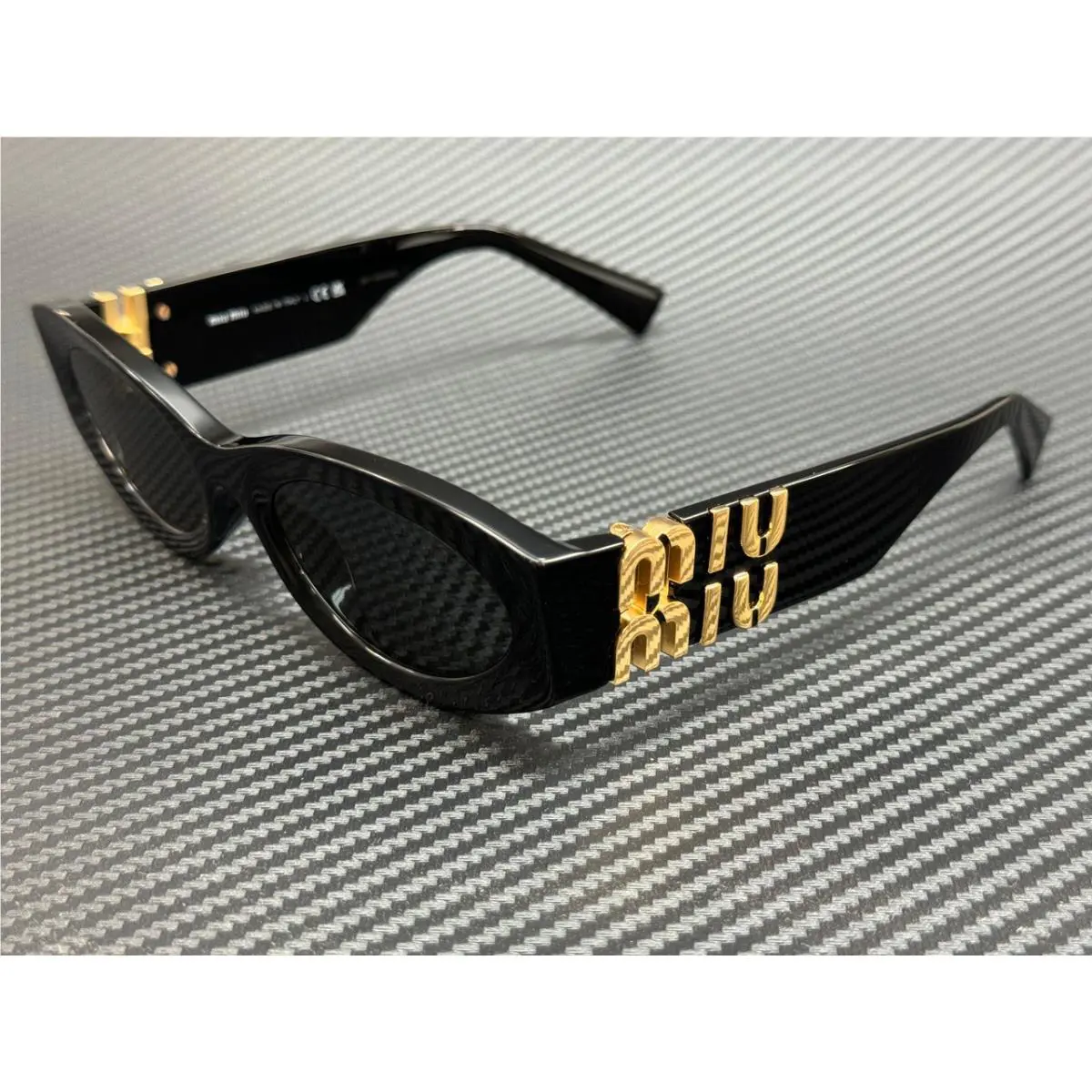 Miu Miu MU 11WS 1AB5S0 Black Grey Women`s 54 mm Sunglasses