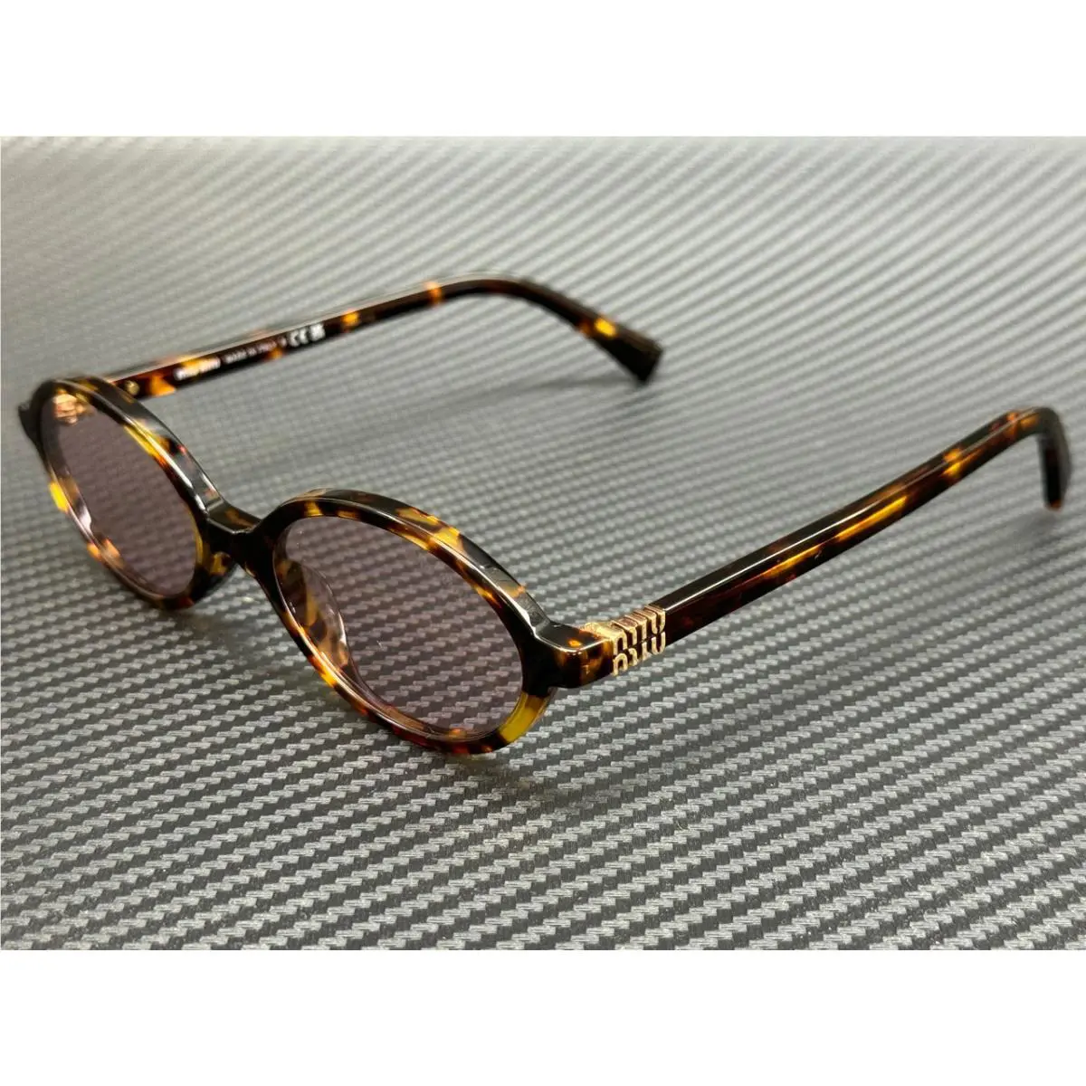 Miu Miu MU 04ZSF 14L4I0 Honey Havana Pink Women`s 50 mm Sunglasses