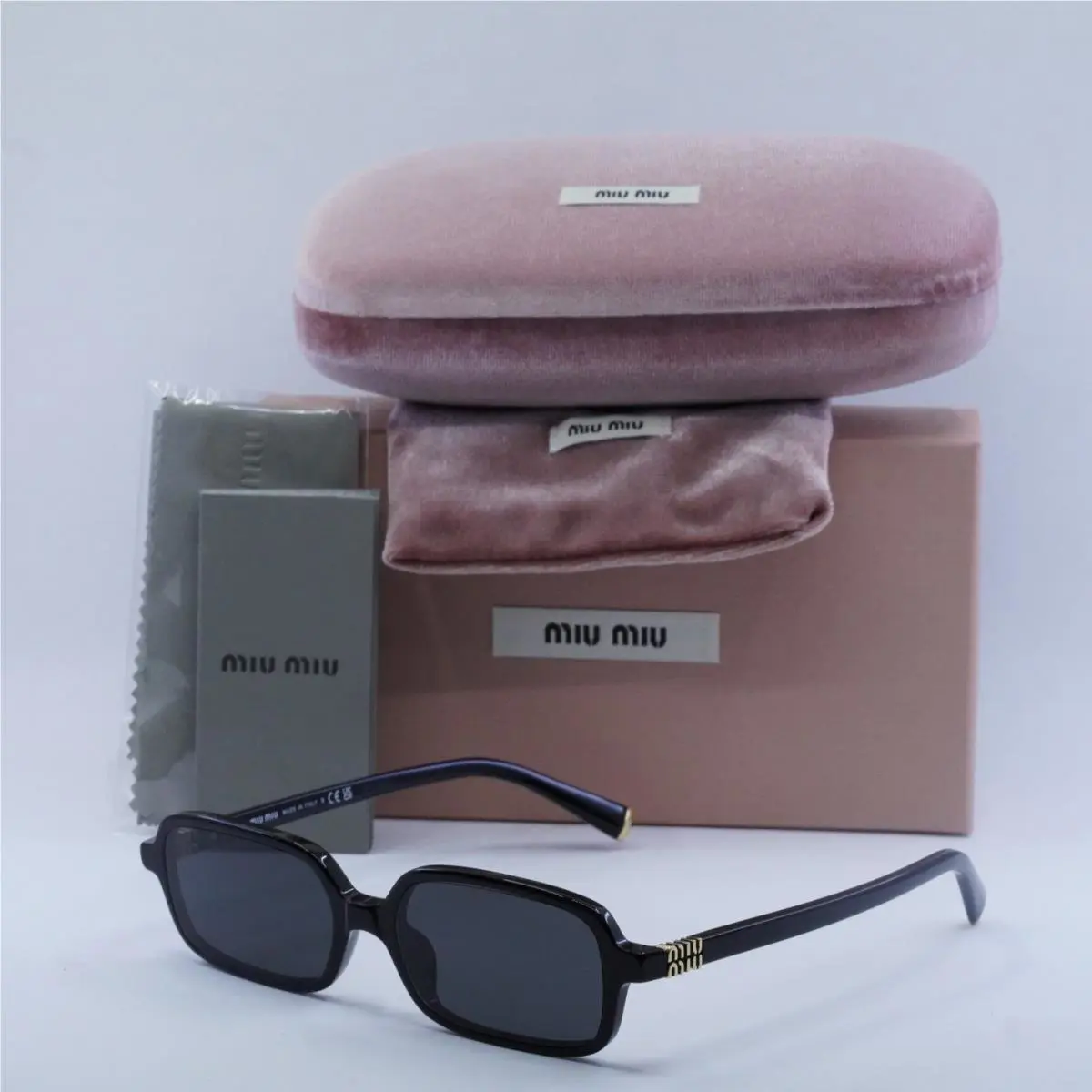 Miu Miu MU11ZSF 16K5S0 Black/dark Grey 52-15-140 Sunglasses