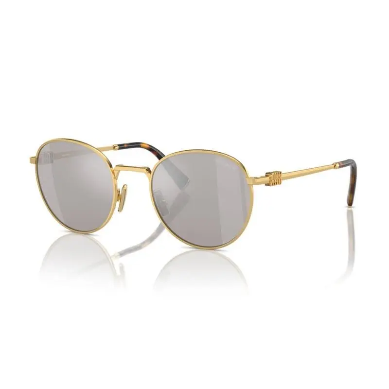 MU55ZS 5AK07F Women`s Light Grey Silver Sunglasses MU 55ZS by Miu Miu