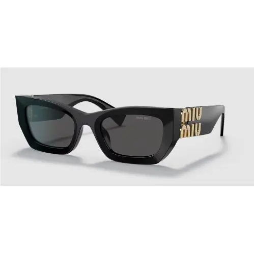 Miu Miu Sunglasses MU06ZS 1AB5S0 50mm Black / Dark Grey Lens