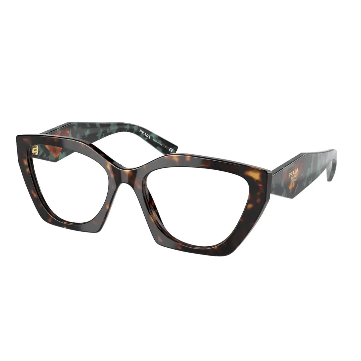 Prada Reading Glasses Vpr 09Y 2AU-1O1 54-18 Cat Eye Tortoise Frames Readers - Frame: Tortoise, Lens: Clear