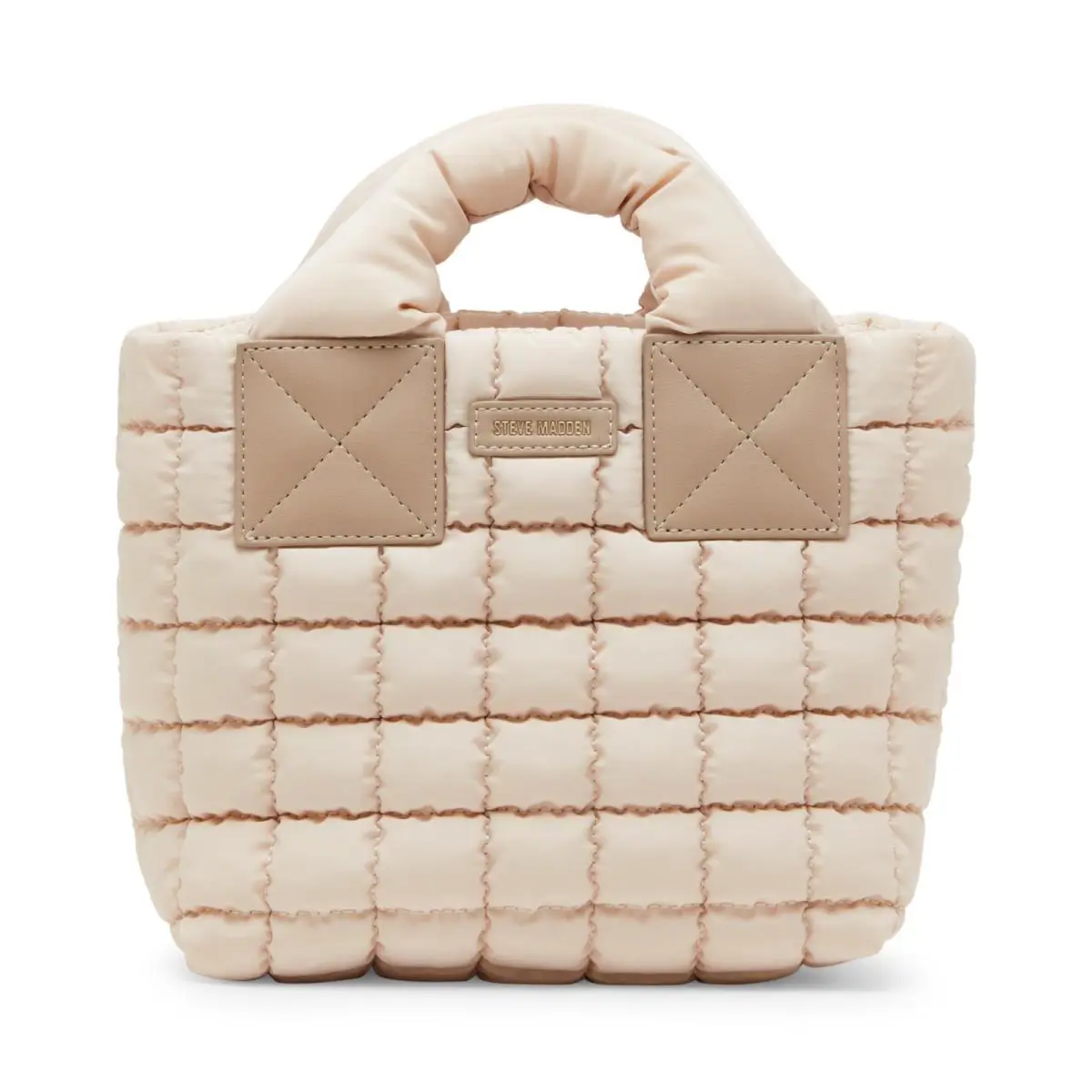 Bminney Nylon Box Bag One Size Beige by Steve Madden