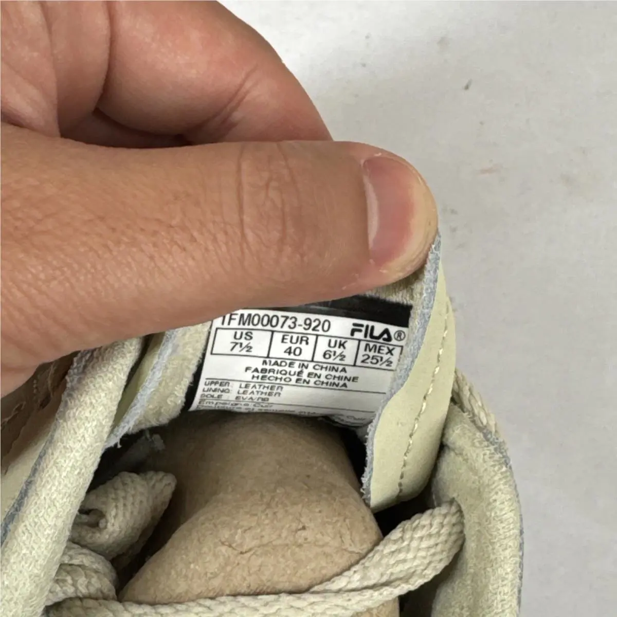 Fila shoes - FILA Original Fitness - Original Fitness - 1FM00073920 - Beige 4