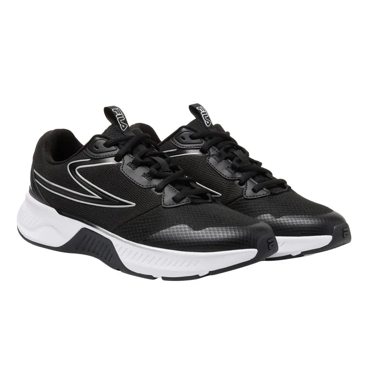 Fila Action Stride Low Sneakers Trainers Men Shoes Black/white Size 12 - BLACK - 1863706