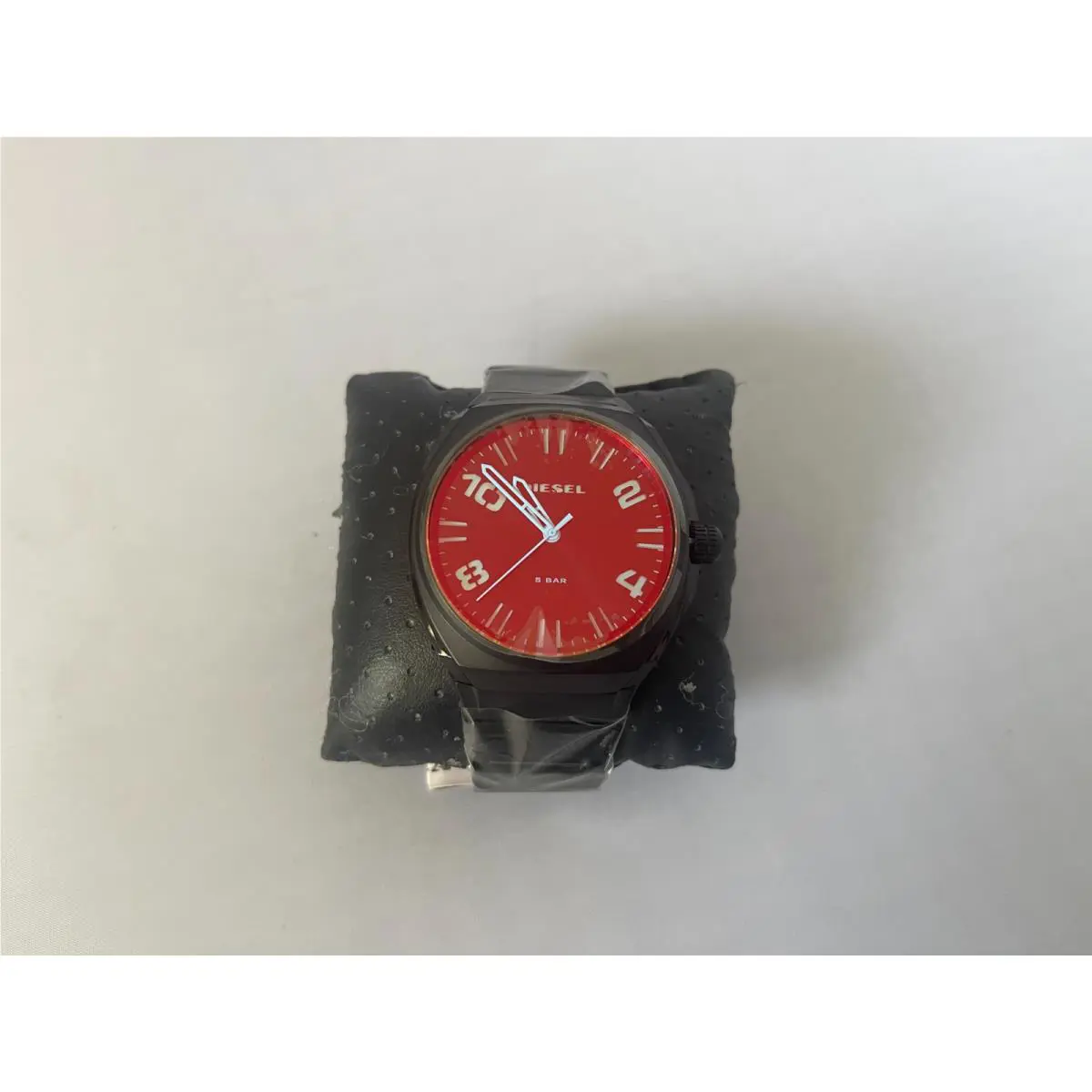 Diesel Stigg Mens 48MM Black DZ1886 Stainless Steel