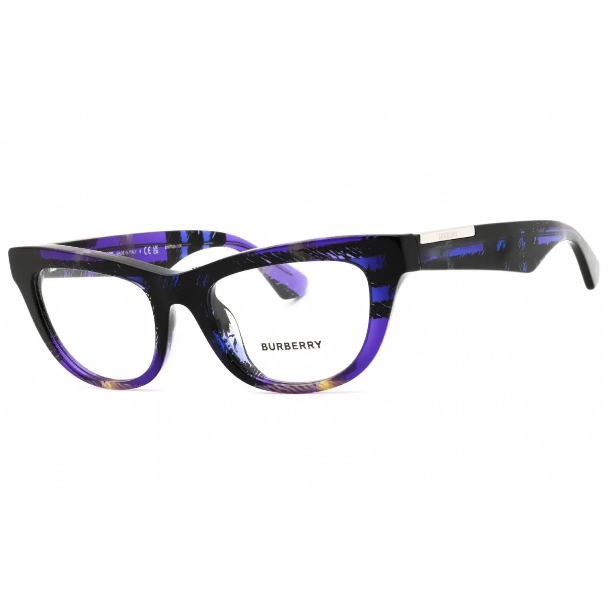 Burberry Eyeglasses BE2406U 4113 50mm Check Violet / Demo Lens